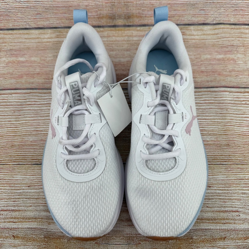 Puma Skyrocket Womens Running Shoes White Blue Pink Sneakers 1888601 Size 6 NEW - Picture 6 of 8